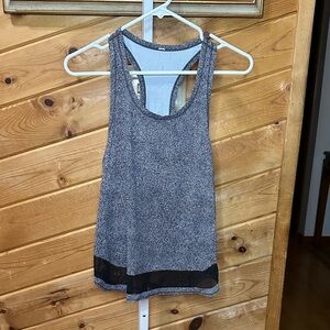 Lululemon Swiftly Tech Racerback 8 Gray & Black Tank